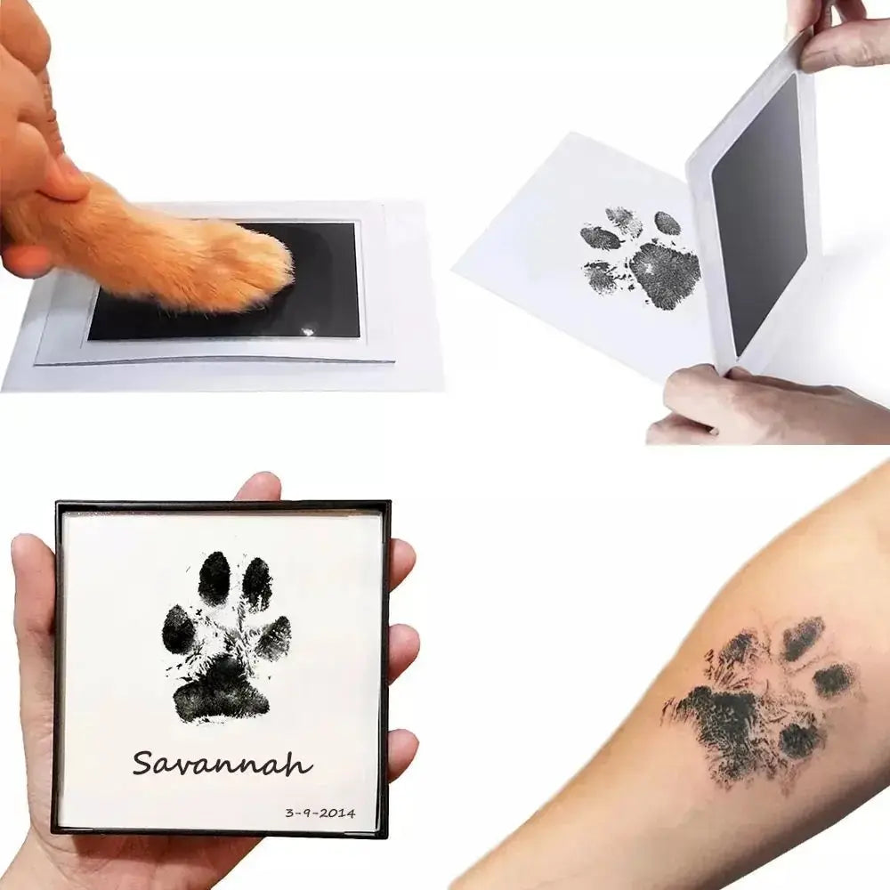 Luxpets™ Paw Print Clean Touch Ink Pad