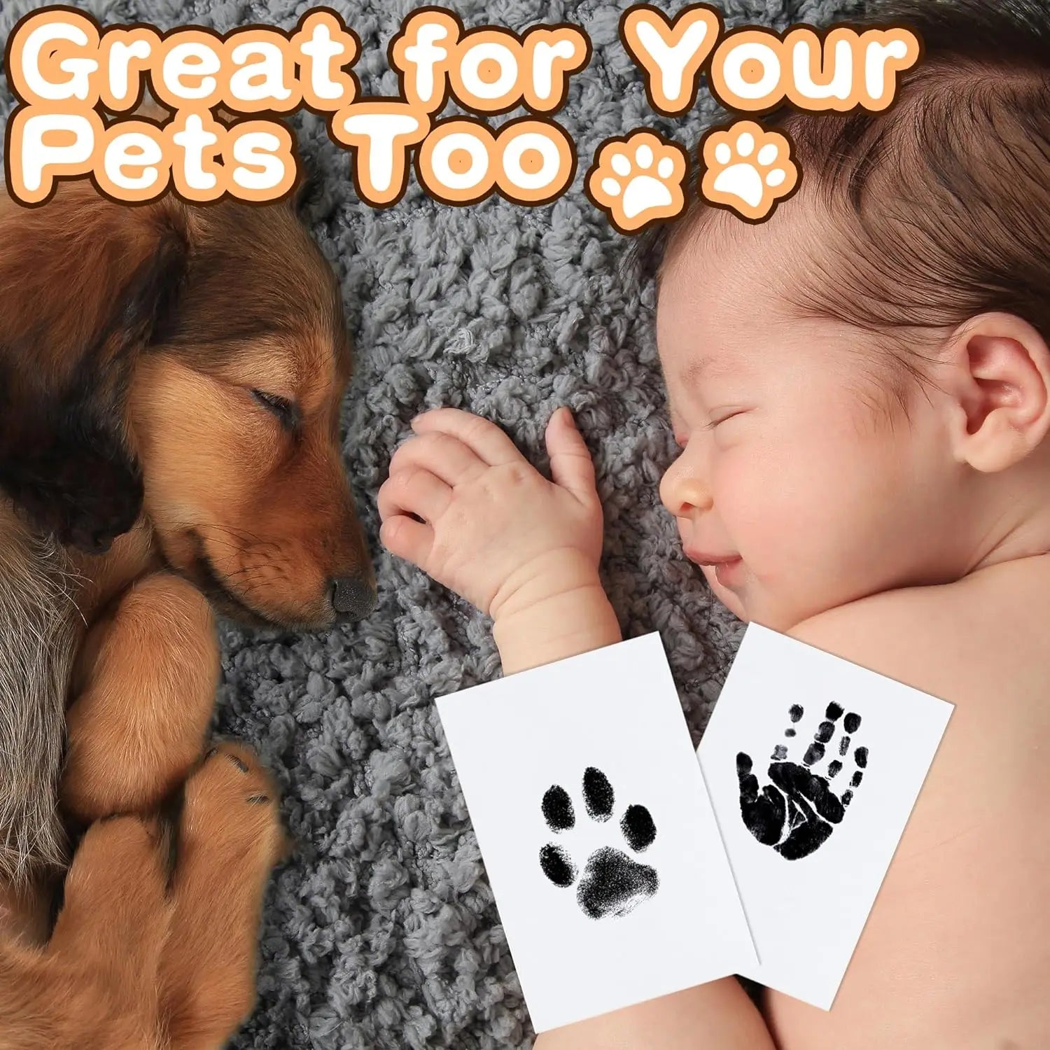 Luxpets™ Paw Print Clean Touch Ink Pad